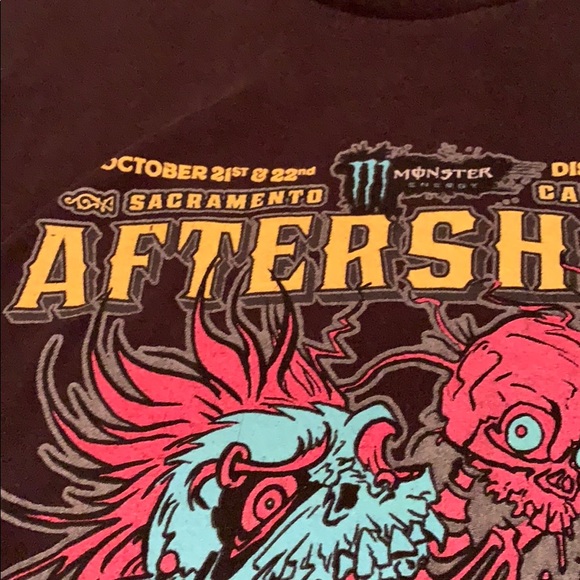 Aftershock T-shirt 2017 Sacramento discovery - Picture 3 of 10
